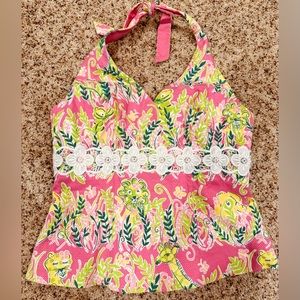 Lily Pulitzer halter top size 4